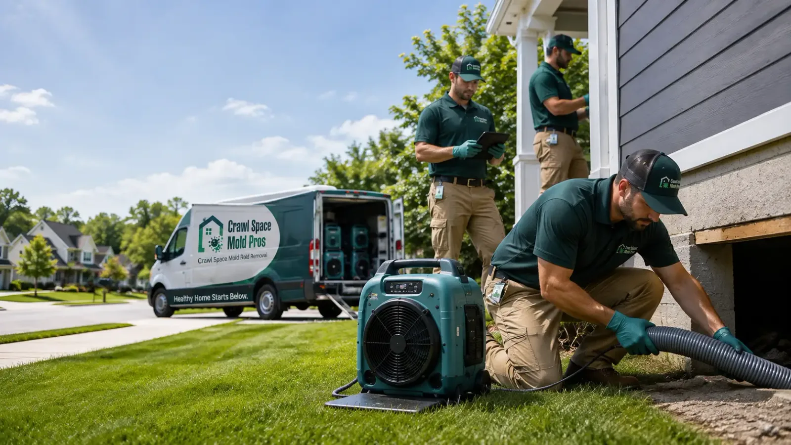 Crawl Space Mold Removal in Caledonia, MI